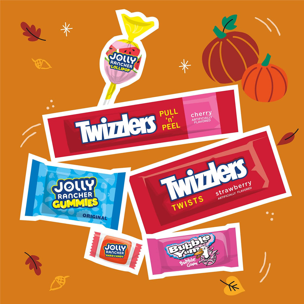 165-count fruity candy variety for Halloween parties and candy bowls