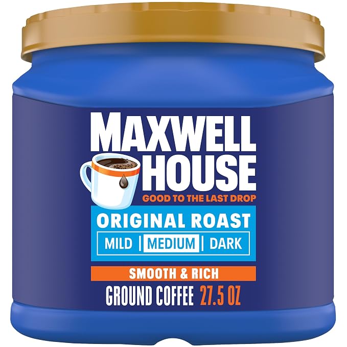 Maxwell House Original Roast ground coffee 27.5 oz canister