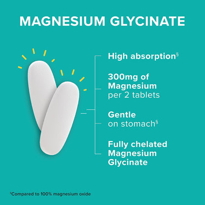 Qunol magnesium glycinate daily supplement bottle