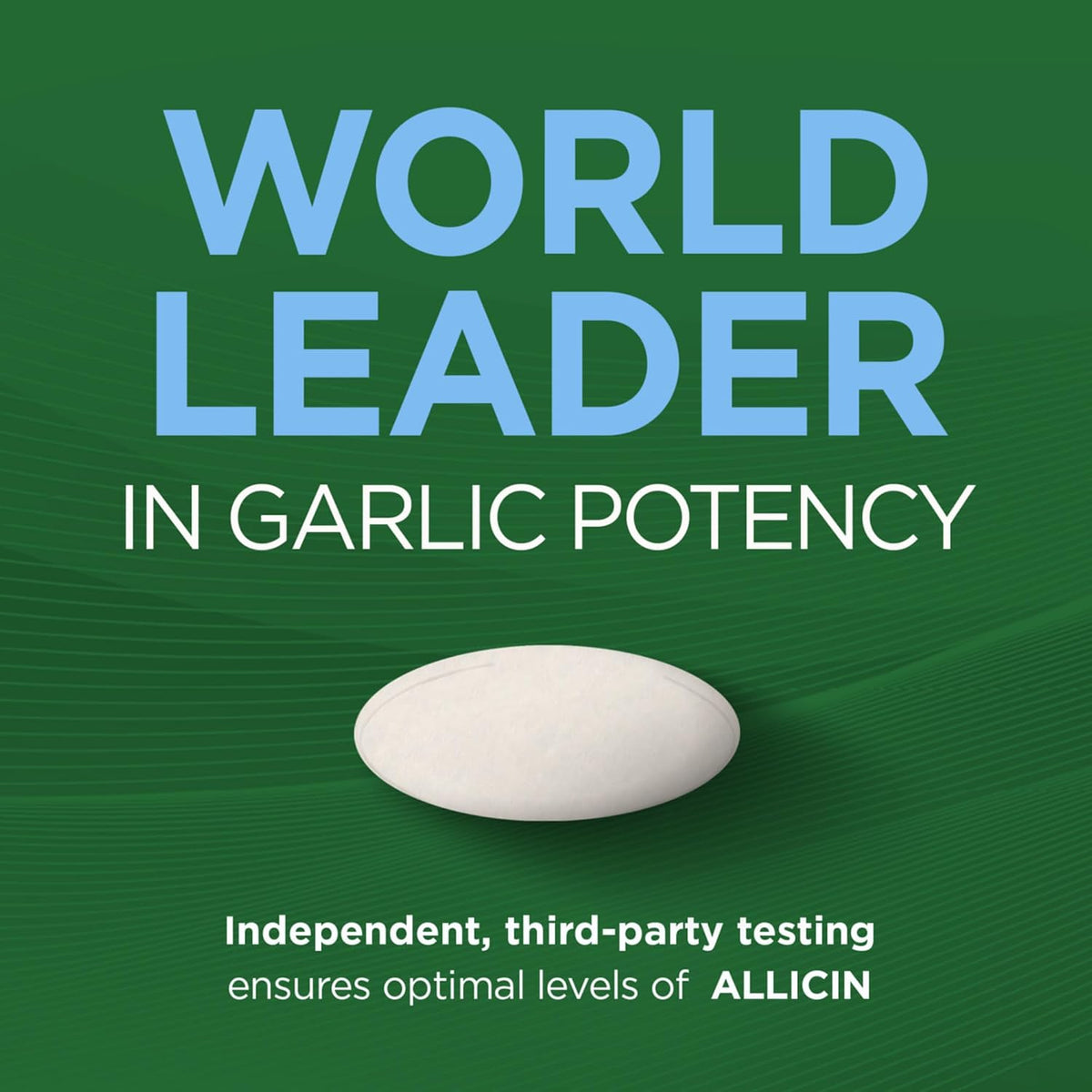 Garlique odorless garlic caplets with vitamins and minerals