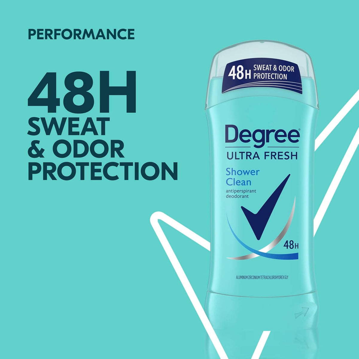 Degree Shower Clean stick deodorant with 48-hour protection