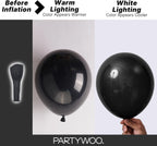 Thick black balloons for arches garlands and centerpieces