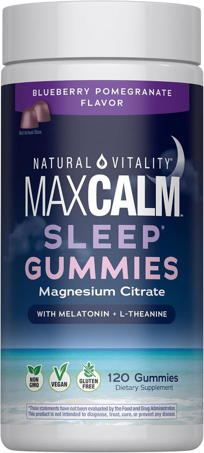 Natural Vitality vegan sleep gummies supplement