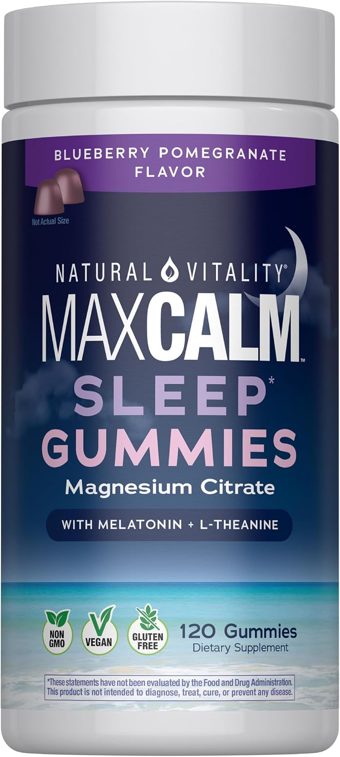 Natural Vitality Sleep Gummies bottle 120 count
