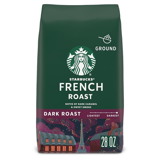 Starbucks French Roast dark ground coffee 28 oz bag