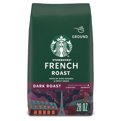 Starbucks French Roast dark ground coffee 28 oz bag