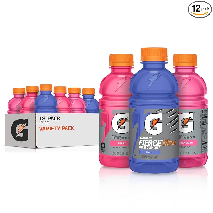 Gatorade Thirst Quencher grape berry strawberry 18 pack