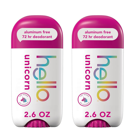 hello Unicorn deodorant stick with natural fragrance