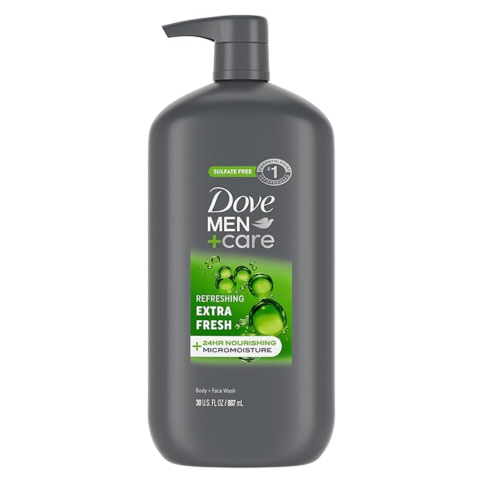 DOVE MEN + CARE Extra Fresh body and face wash 30 oz