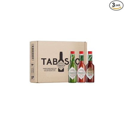 TABASCO hot sauce variety pack three 5 oz bottles