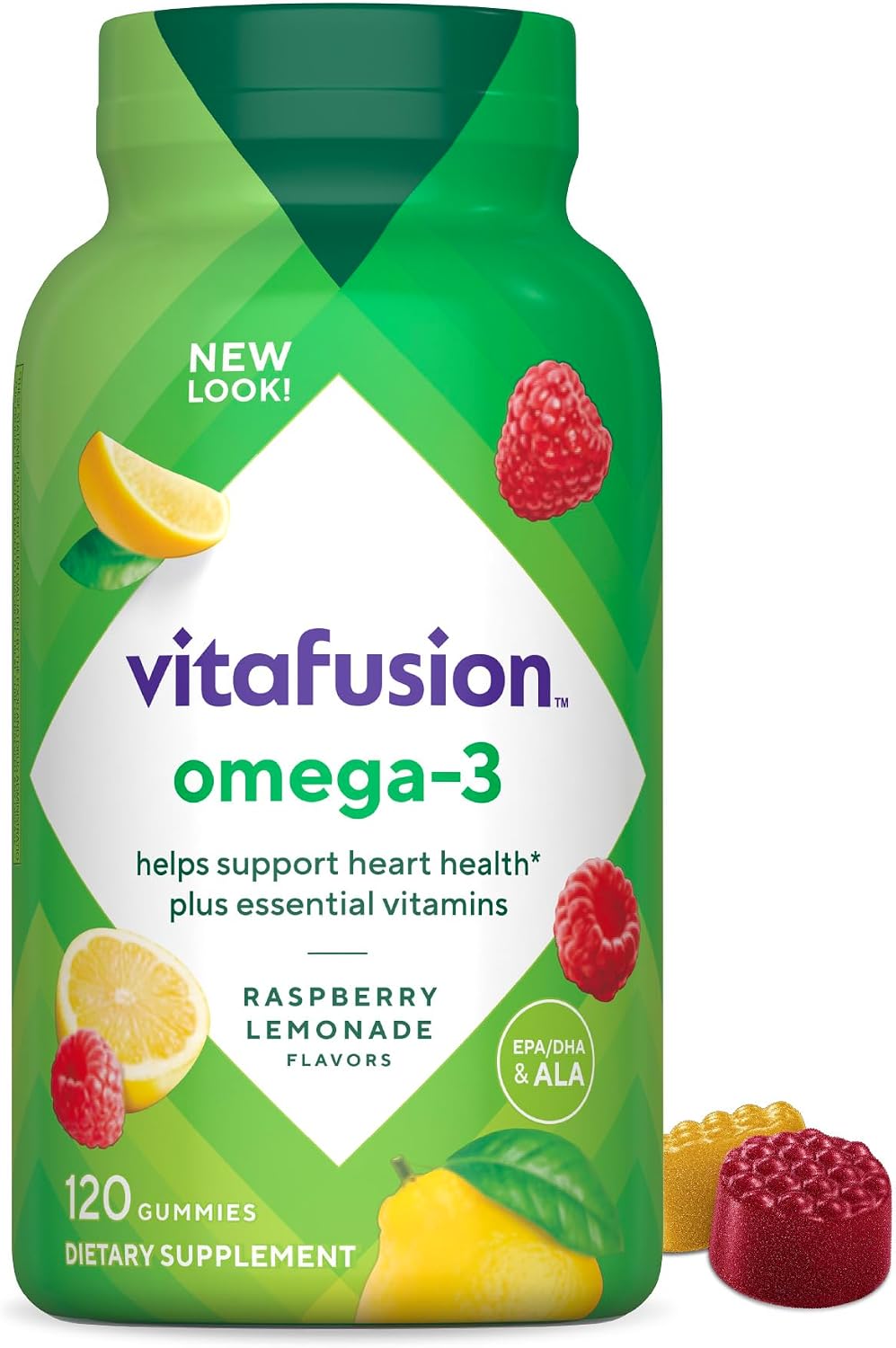 Vitafusion omega-3 gummy vitamins 120 count