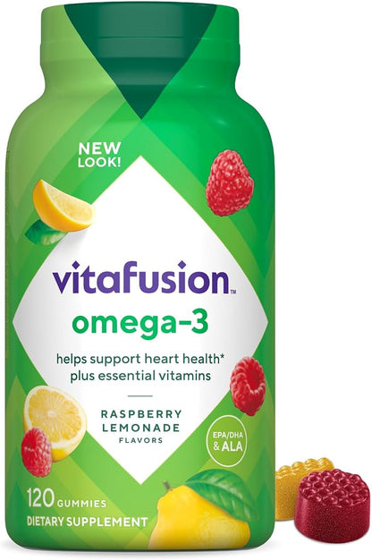 Vitafusion Omega 3 Gummies bottle front view
