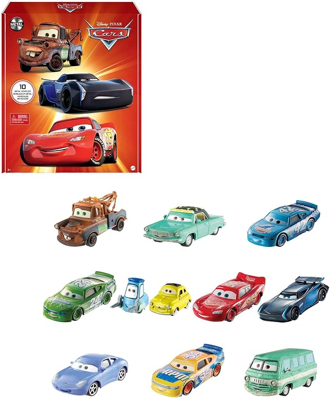 Disney and Pixar Cars die-cast toy vehicles set