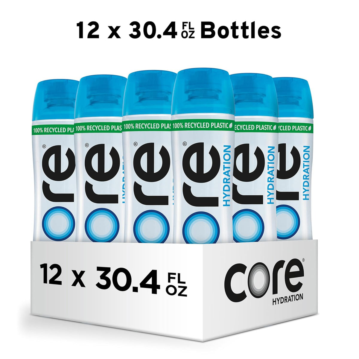 Core Hydration recycled plastic water bottle pack