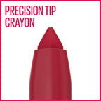 Maybelline Super Stay matte lip crayon with built-in sharpener