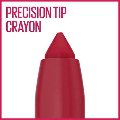 Maybelline Super Stay matte lip crayon with built-in sharpener