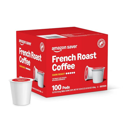 Happy Belly French Roast dark roast coffee pods box