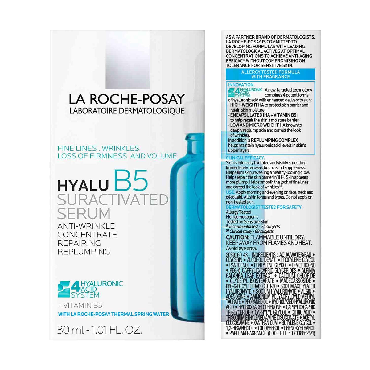 Hyalu B5 pure hyaluronic acid serum bottle