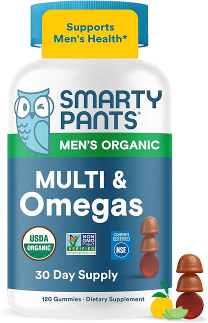 SmartyPants Multivitamin for Men 120 count bottle