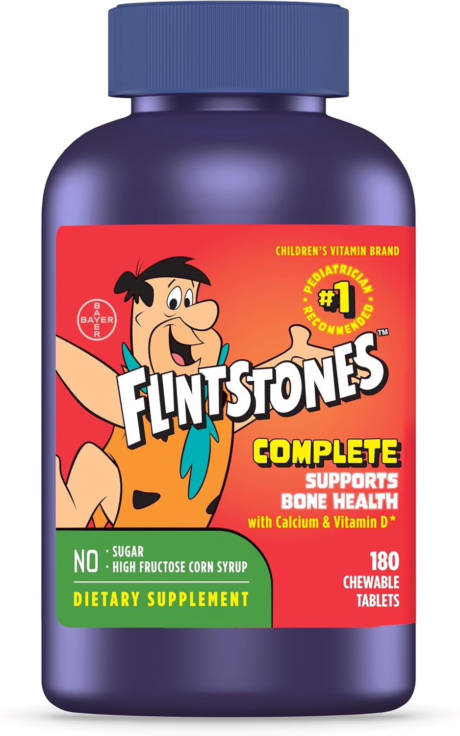 Flintstones Complete kids vitamins with iron and calcium