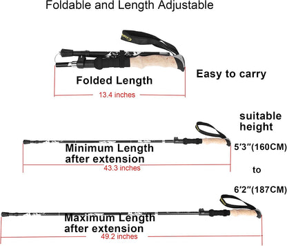 A ALAFEN hiking pole with EVA foam handle