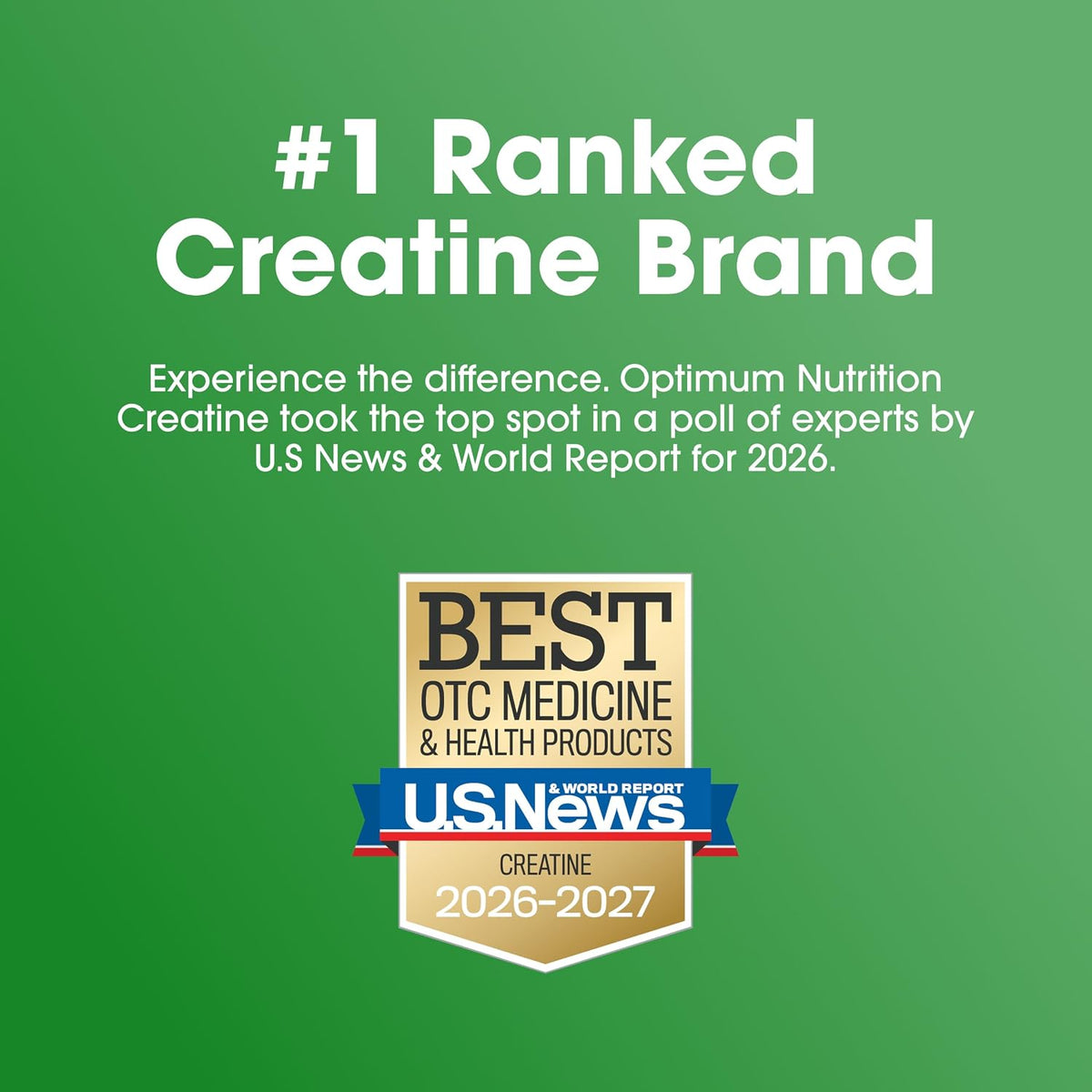 10 oz creatine monohydrate powder by Optimum Nutrition