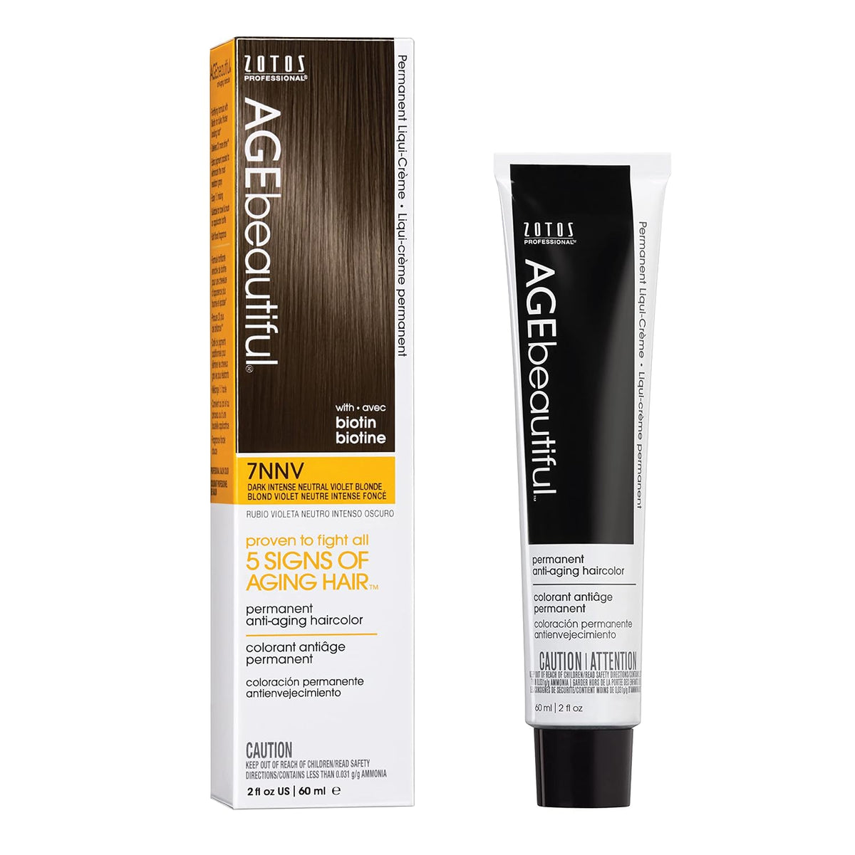 AGE beautiful gray coverage hair dye with Biotin