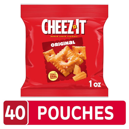 Portable Cheez-It snack crackers for lunches