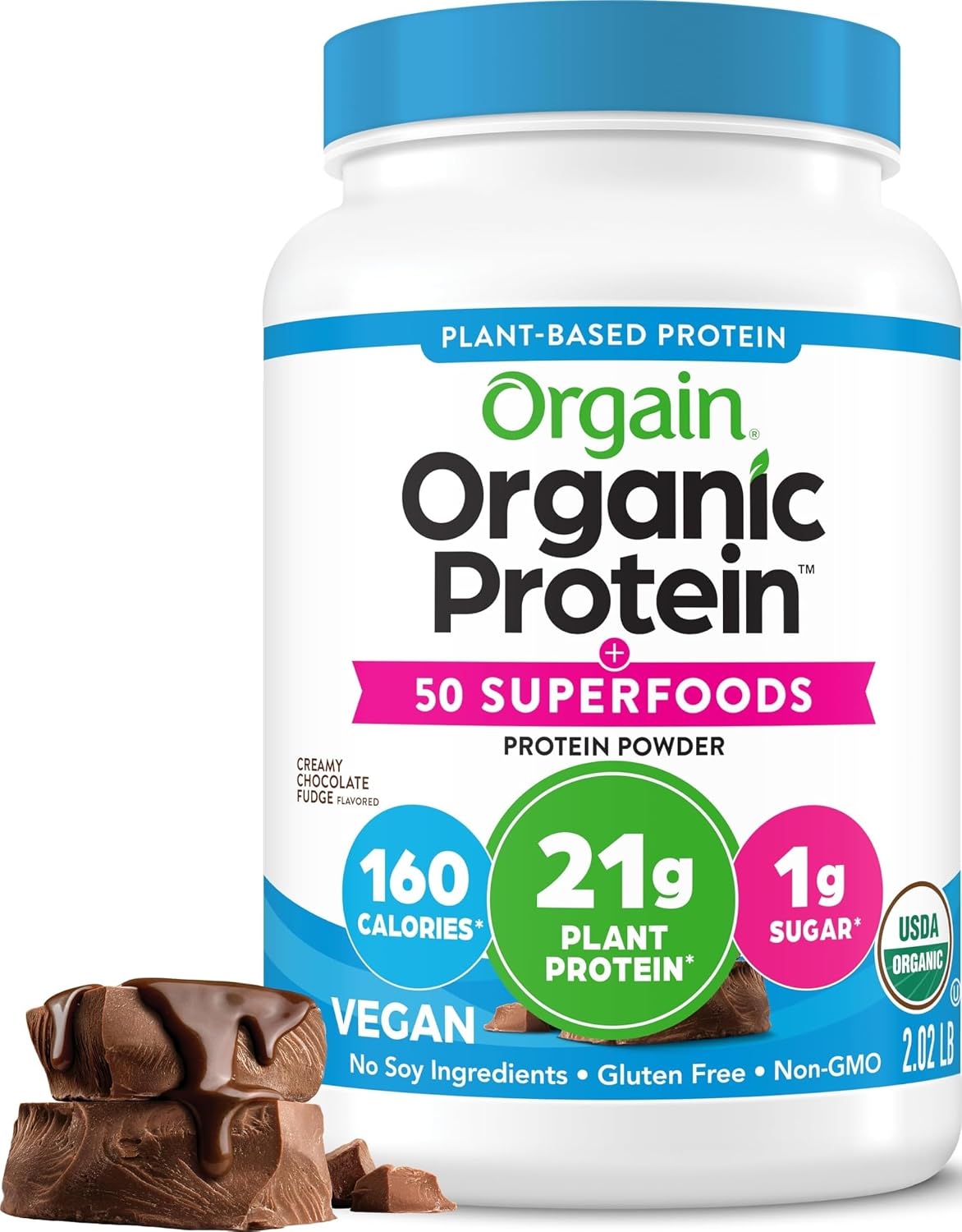 Orgain Organic Protein and Superfoods chocolate powder