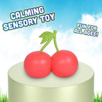 Playful cherry fidget toy for desk or gift basket