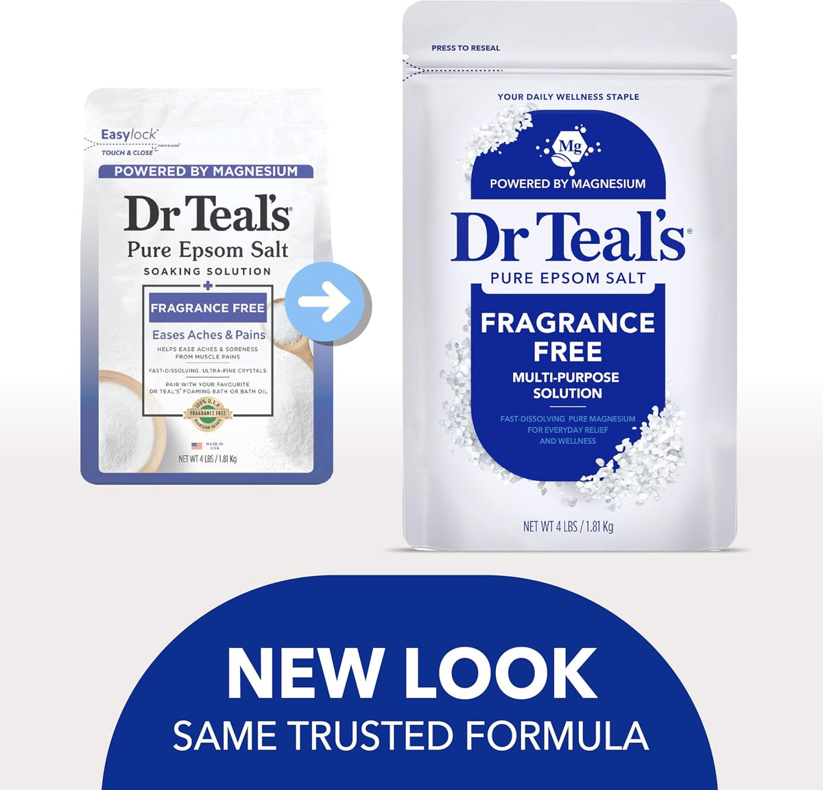 Fragrance free Epsom salt soak for bath routines