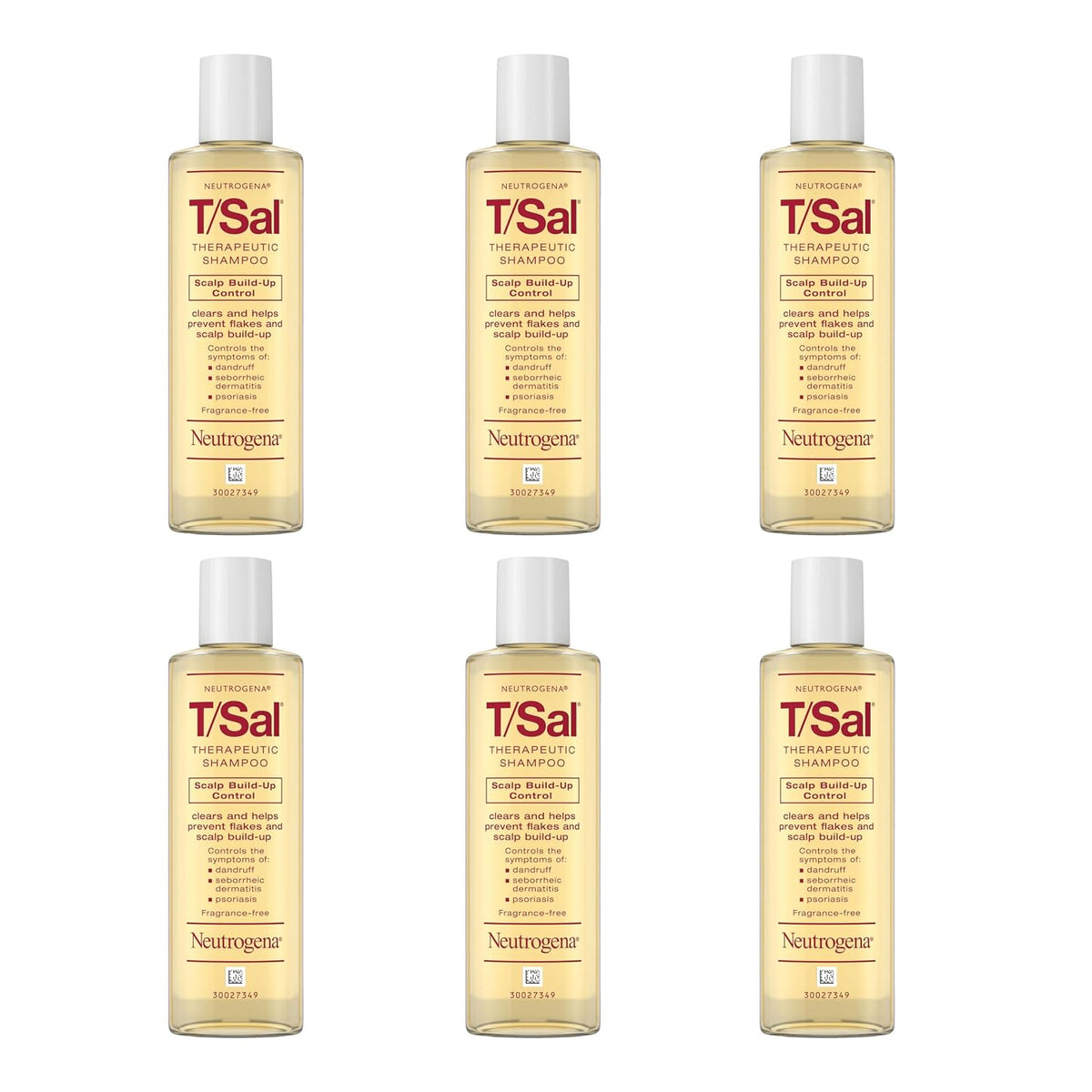 Fragrance-free Neutrogena T/Sal shampoo with 3% salicylic acid