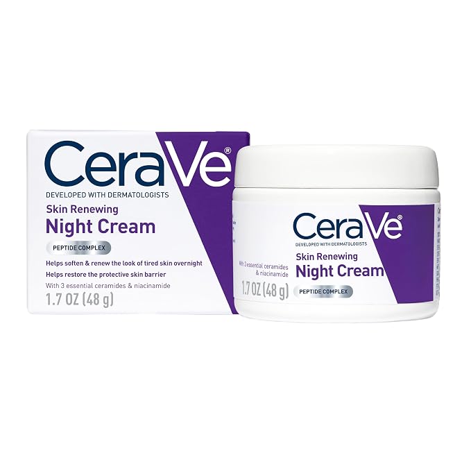 CeraVe Skin Renewing Night Cream 1.7 oz jar