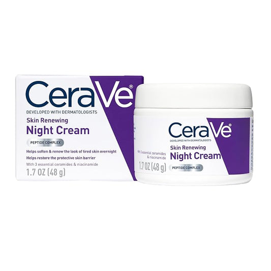 CeraVe Skin Renewing Night Cream 1.7 oz jar
