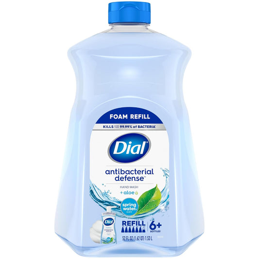 Dial 52 fl oz foaming hand soap refill Spring Water scent