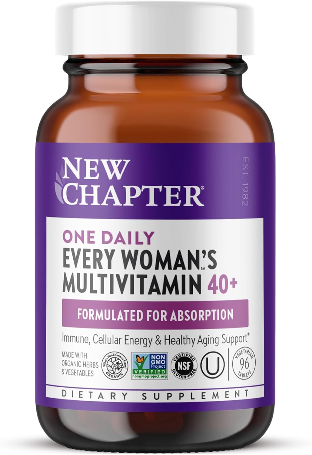 Women's 40 plus daily multivitamin 96 tablets
