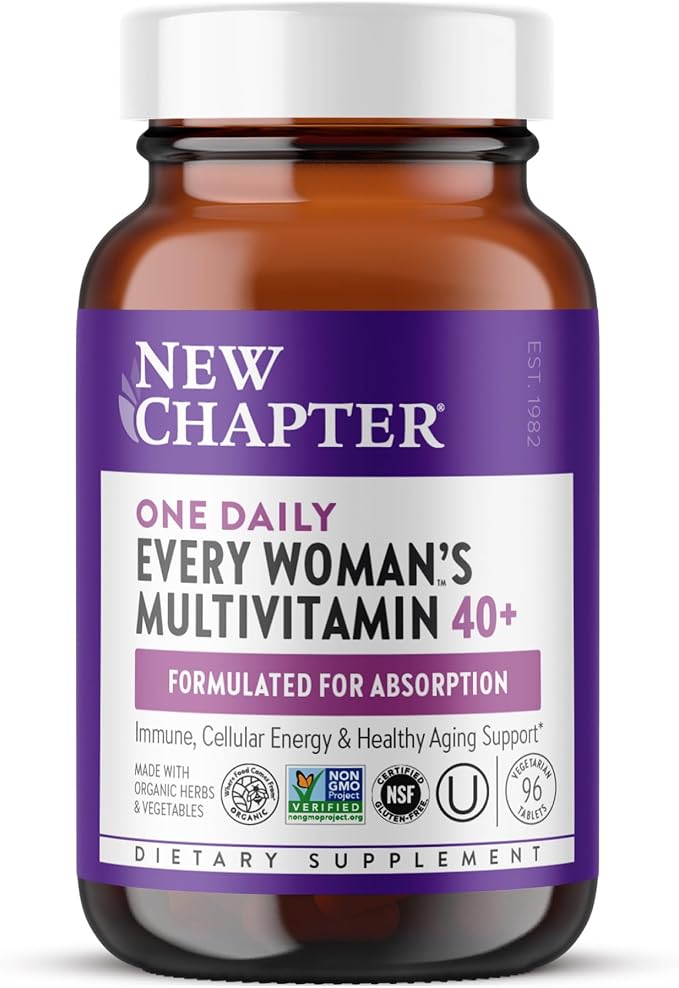 New Chapter Every Woman's One Daily 40+ multivitamin bottle