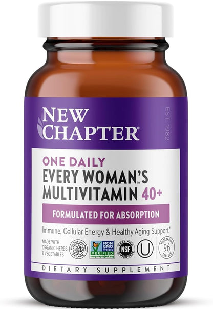 New Chapter Every Woman's One Daily 40+ multivitamin bottle