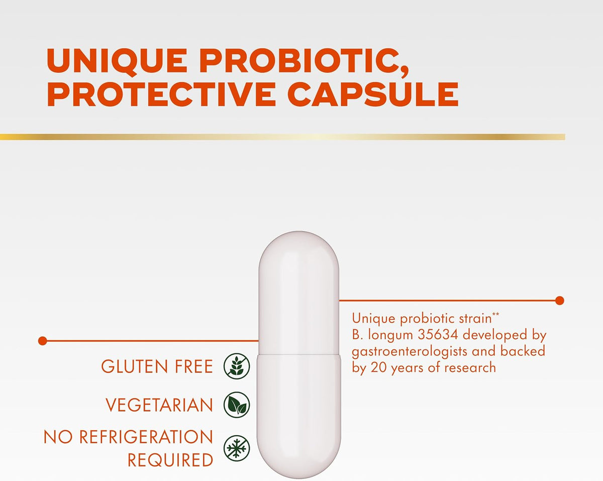 Align digestive health probiotic supplement bottle