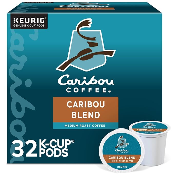 Caribou Coffee Caribou Blend K-Cup pods 32 count box