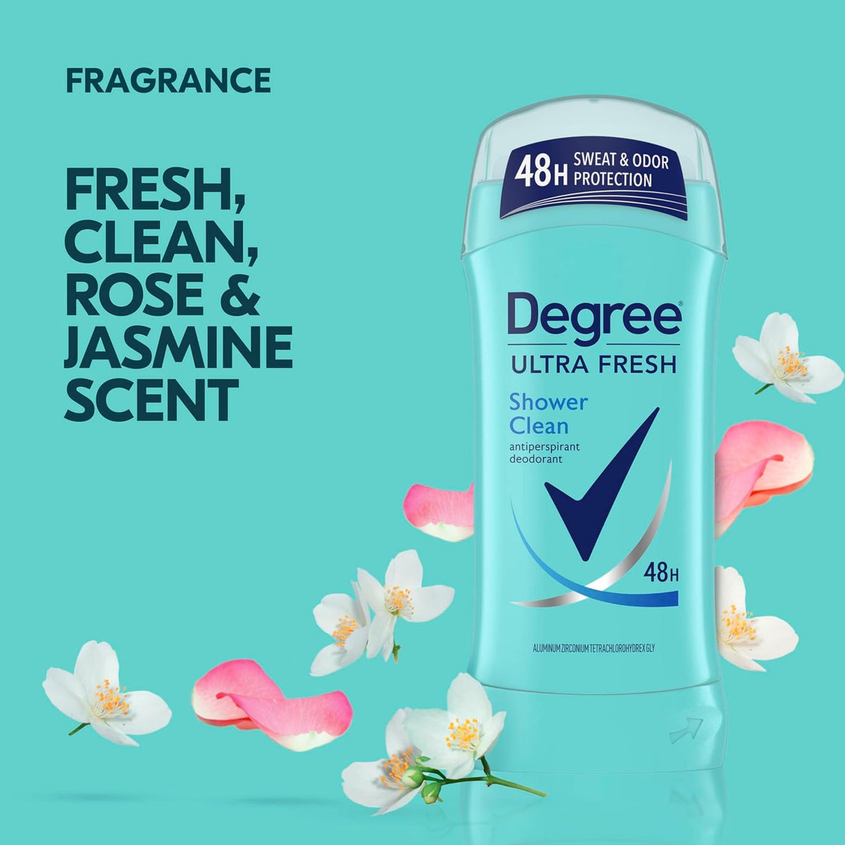 Degree Ultra Fresh women's deodorant, four 2.6 oz sticks