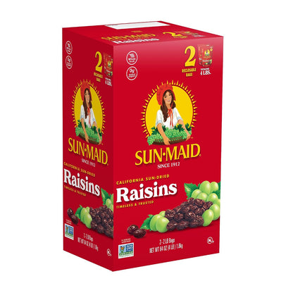 California raisins for snacking and baking