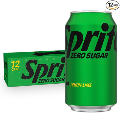 Sprite Zero Sugar lemon-lime soda 12 pack cans