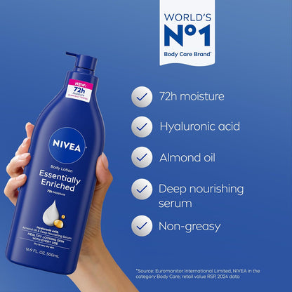NIVEA Essentially Enriched hydrating body lotion