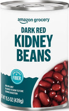 Amazon Grocery canned dark red kidney beans, 15.5 oz