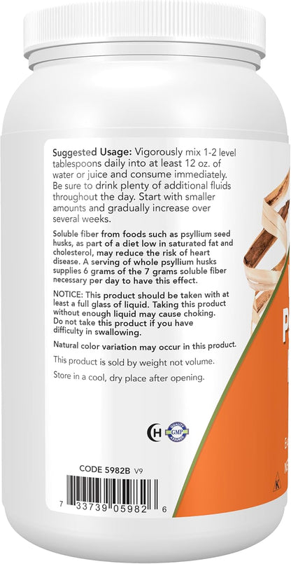 24 oz psyllium husks supplement packaging