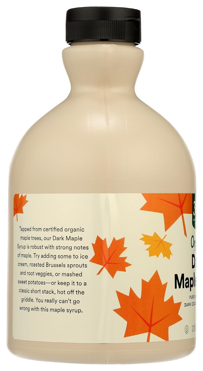 Dark maple syrup pantry staple by Whole Foods Market