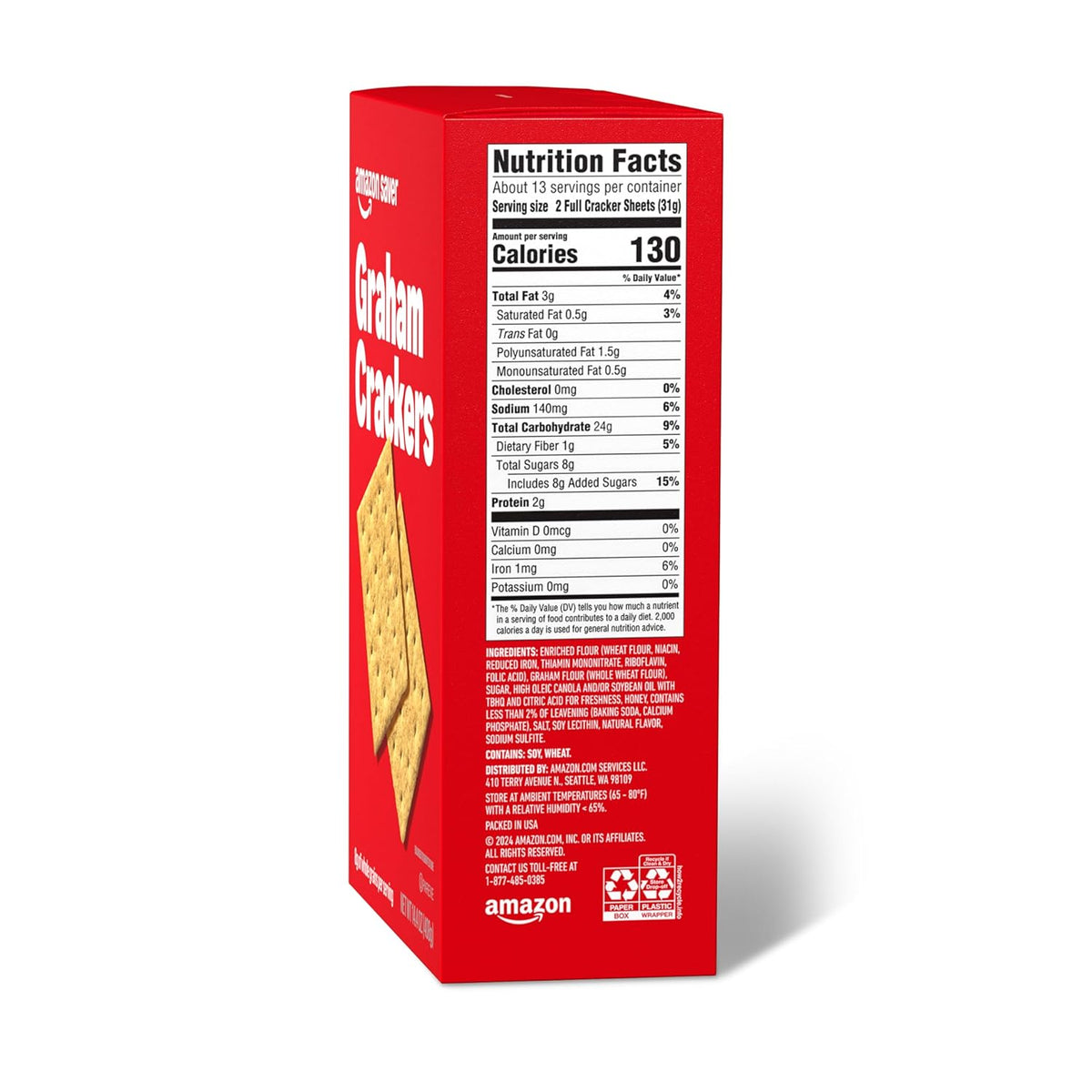 14.4 oz graham crackers by Amazon Saver