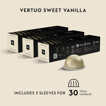 30-count Nespresso Vertuo Sweet Vanilla coffee capsules