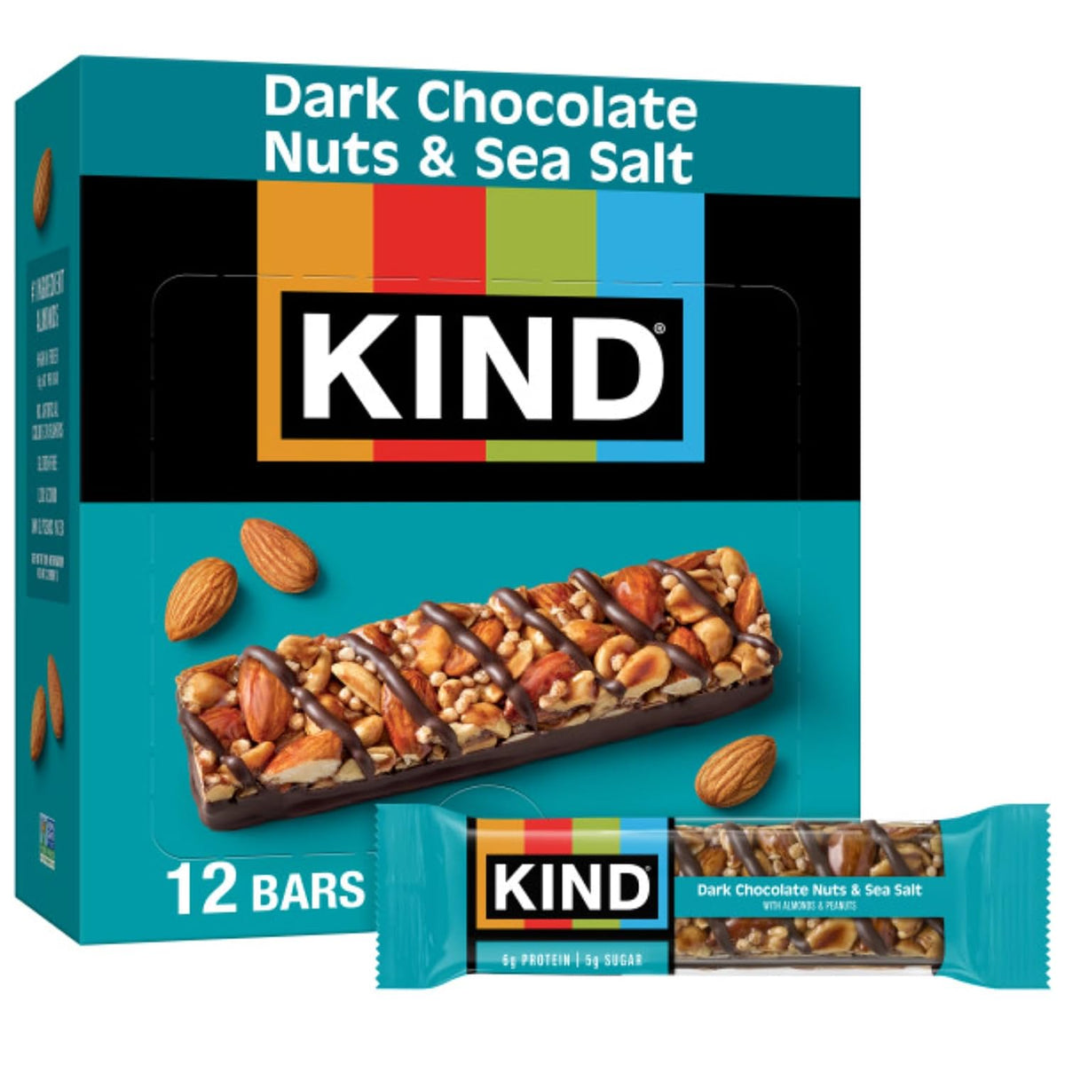 KIND gluten free nut bars 12 count package
